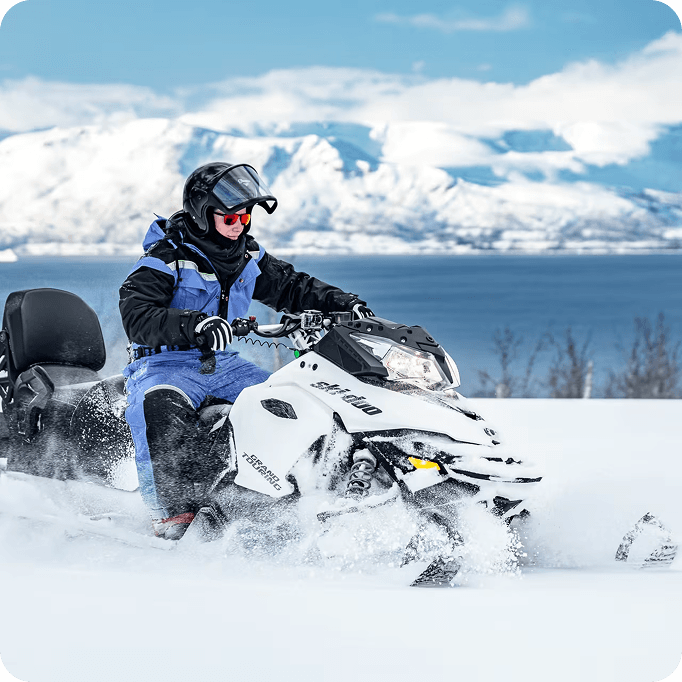 Snowmobiling